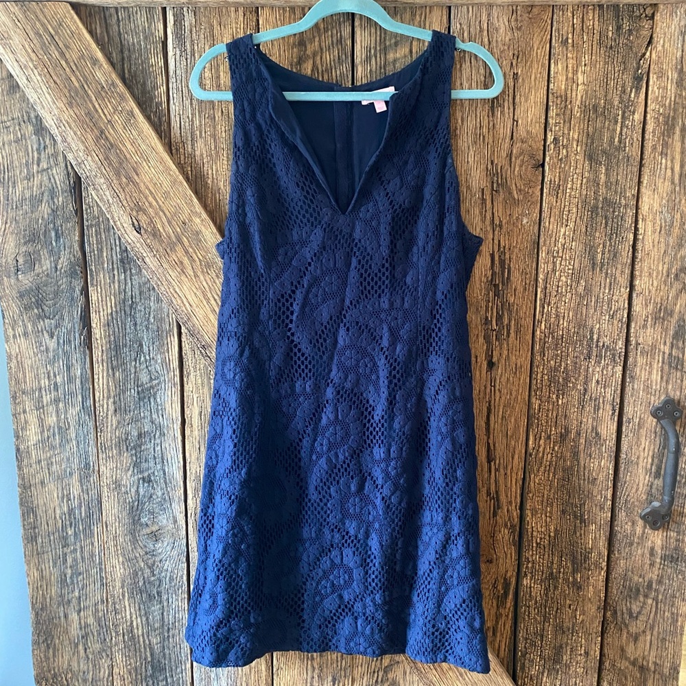 Blue lily dress